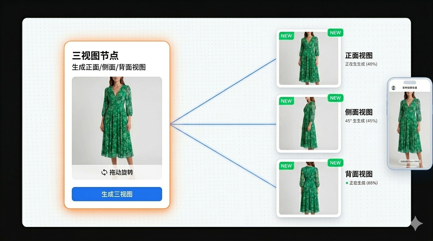 快速获得你的三视图
